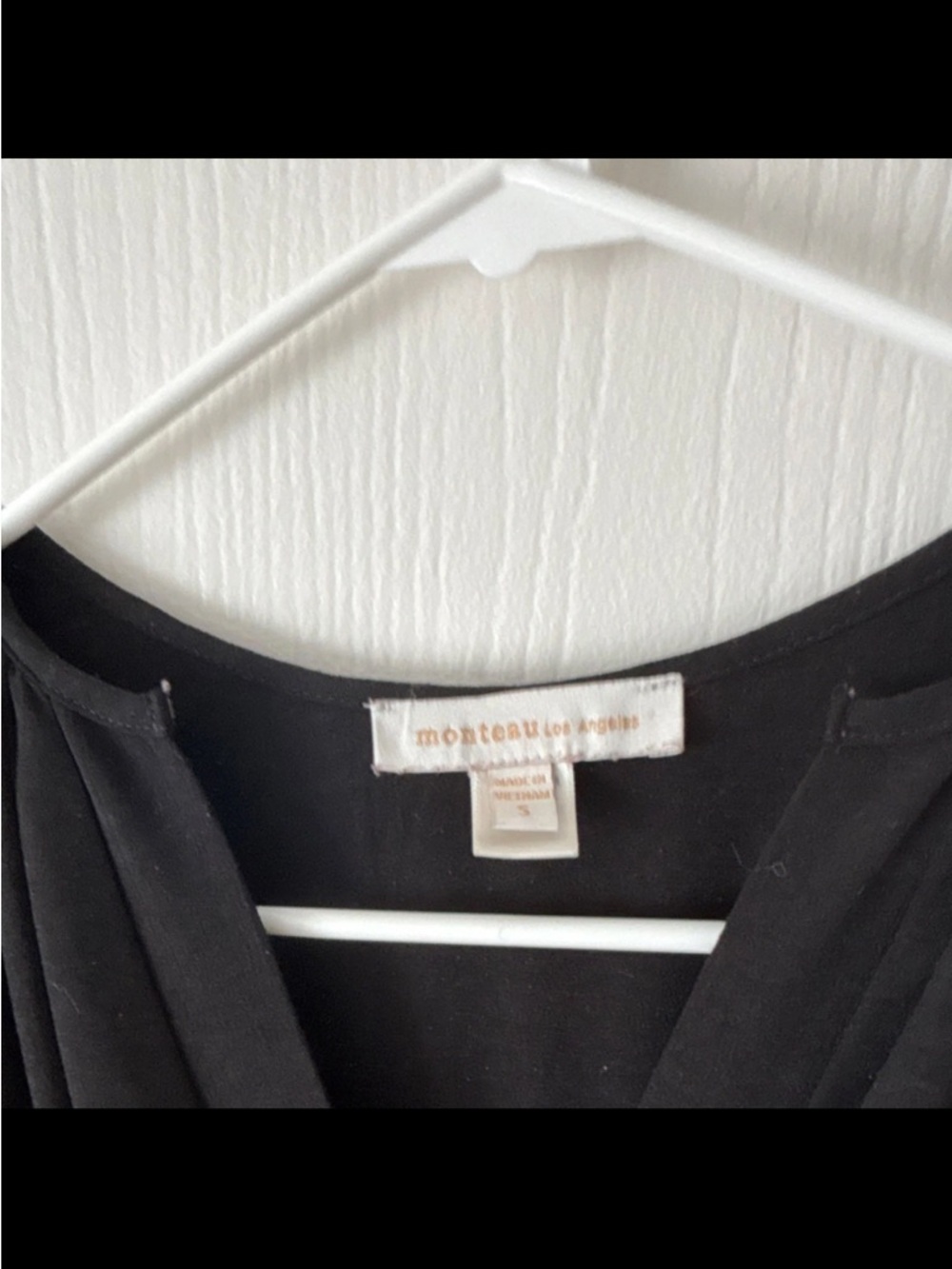 Monteau Black V-Neck Short Sleeve Maxi Dress - Picture 3 of 4